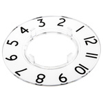 RS PRO 46.8mm Clear Potentiometer Dial for 24mm Shaft