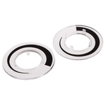 RS PRO 46.8mm Clear Potentiometer Dial for 24mm Shaft