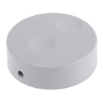 RS PRO 38.6mm Grey Potentiometer Knob for 6.35mm Shaft Screw Fix