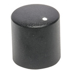 RS PRO 14.8mm Black Potentiometer Knob for 6mm Shaft Splined