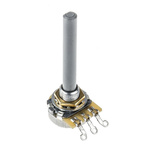 TE Connectivity 10kΩ Rotary Potentiometer 1-Gang Panel Mount, 1623760-2