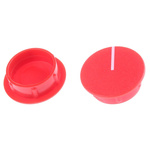 Sifam 21mm Red Potentiometer Knob Cap, C211-RED