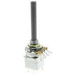 TE Connectivity 10kΩ Rotary Potentiometer 1-Gang Panel Mount, 1624202-2