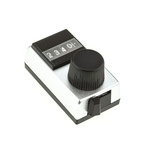 Vishay 17.7mm Silver Potentiometer Knob for 6.35mm Shaft Splined, 15B31B010