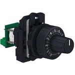 Schneider Electric 10kΩ Rotary Potentiometer 1-Gang Panel Mount, XB5AD912R10K