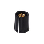 Elma 10mm Black Potentiometer Knob for 4mm Shaft Round Shaft, 021-2320