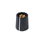 Elma 10mm Black Potentiometer Knob for 4mm Shaft Round Shaft, 021-2325