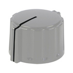 Elma 21mm Grey Potentiometer Knob for 6mm Shaft Round Shaft, 023-4410