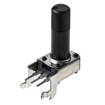 Alps Alpine 10kΩ Rotary Carbon Film Potentiometer, Panel Mount (Through Hole), RK09K1110A04