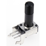 Alps Alpine 100kΩ Rotary Carbon Film Potentiometer, Panel Mount (Through Hole), RK09K1110A96