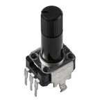 Alps Alpine 50kΩ Rotary Carbon Film Potentiometer, Panel Mount (Through Hole), RK09K1130BCN