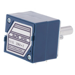 Alps Alpine 20kΩ Rotary Carbon Film Potentiometer, Panel Mount (Through Hole), RK27112A00A6