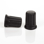 Sifam 10.7mm Black Potentiometer Knob for 6mm Shaft D Shaped, K70105