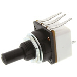 TE Connectivity 10kΩ Rotary Potentiometer 1-Gang Panel Mount, 17PCSA103MC19P
