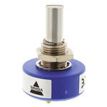 Vishay 2kΩ Rotary Potentiometer 1-Gang Panel Mount, 357B2202MAB251S22