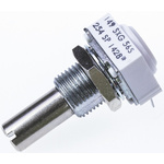 Vishay 250kΩ Rotary Potentiometer 1-Gang, Panel Mount (Through Hole), 14910F0GJSX10254KA