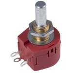 TE Connectivity 2.5kΩ Rotary Potentiometer 1-Gang Panel Mount, TW1252KA