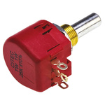 TE Connectivity 25kΩ Rotary Potentiometer 1-Gang Panel Mount, TW1253KA
