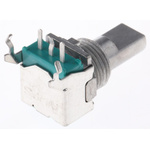Alps Alpine 20kΩ Rotary Potentiometer 1-Gang Through Hole, RK09L112003P