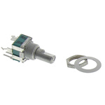 Alps Alpine 50kΩ Rotary Potentiometer 1-Gang Through Hole, RK09L1140A5P