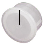Cliff Electronics 6mm Translucent Potentiometer Knob Cap, CL1709762
