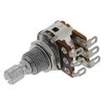 Bourns 500kΩ Rotary Potentiometer 2-Gang Panel Mount, PDB182-GTRB1-504MN
