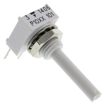 Vishay 100Ω Rotary Potentiometer 1-Gang Panel Mount, P10XXAI101KB30