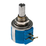 RS PRO 1kΩ Rotary Potentiometer 10-Turns 1-Gang Panel Mount