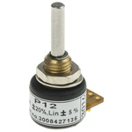 RS PRO 2kΩ Rotary Potentiometer 1-Gang Panel Mount