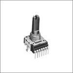 Alps Alpine Rotary Potentiometer 2-Gang Through Hole, RK14K12D0A1X