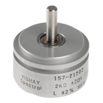 Vishay 2kΩ Rotary Potentiometer 1-Gang Servo Mount, 157S202MX