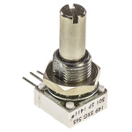 Vishay 500Ω Rotary Potentiometer 1-Gang, Panel Mount (Through Hole), 14910F0GJSX10501KA
