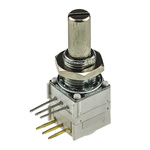 Vishay 1kΩ Rotary Potentiometer 2-Gang, Panel Mount (Through Hole), 14921F0GJSX13102KA