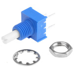 Bourns 500kΩ Rotary Potentiometer Continuous-Turns 1-Gang Bushing Mount, 3310Y-001-504L