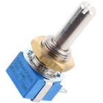 Bourns 500Ω Rotary Potentiometer 1-Gang Panel Mount, 53RAA-R25-A08L