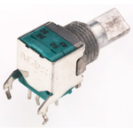 Alps Alpine 50kΩ Rotary Potentiometer 2-Gang Through Hole, RK09L12B0A31
