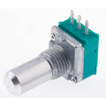 Alps Alpine 50kΩ Rotary Potentiometer 1-Gang Through Hole, RK097111020N