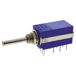 Bourns 5kΩ Rotary Potentiometer 1-Gang Panel Mount, 54CAD-E28-B13/P50L