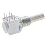 Vishay 1kΩ Rotary Potentiometer 2-Gang Panel Mount, P11L2V0FLSY00102KA