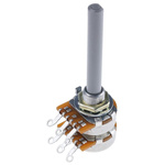 TE Connectivity 4.7kΩ Rotary Potentiometer 2-Gang Panel Mount, 27ESA472MMF50NF
