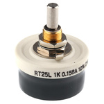 Vishay 25W 1kΩ Wirewound Rheostat, RT025AS1001KB