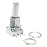 Vishay 100Ω Rotary Potentiometer 1-Gang Panel Mount, P11S1V0FLSY00101KA