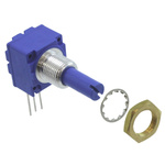 Bourns 5kΩ Rotary Potentiometer 1-Gang Panel Mount, 91R1A-R22-B13L
