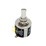 Vishay 5kΩ Rotary Potentiometer 5-Turns 1-Gang Bushing Mount, 535-1-1-502