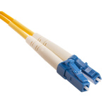 RS PRO LC to LC Simplex Single Mode OS1 Fibre Optic Cable, 9/125μm, Yellow, 3m