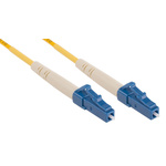 RS PRO LC to LC Simplex Single Mode OS1 Fibre Optic Cable, 9/125μm, Yellow, 2m