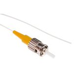 RS PRO ST to Unterminated Simplex Single Mode OS1, OS2 Fibre Optic Cable, 900μm, 1m
