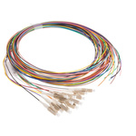 RS PRO LC to Unterminated Simplex Multi Mode OM3 Fibre Optic Cable, 900μm, 2m