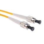 Amphenol FC to FC Simplex Single Mode Fibre Optic Cable, 9/125μm, 500mm