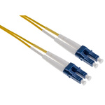 RS PRO LC to LC Simplex Single Mode OS1, OS2 Fibre Optic Cable, 900μm, Yellow, 15m